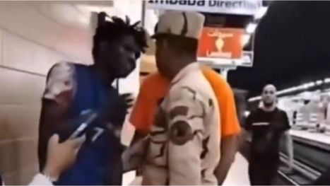 تفاصيل القبض على سوداني ظهر في فيديو مع مجند داخل مترو القاه