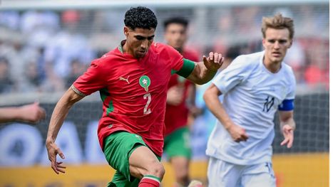 المنتخب المغربي ينهي تحضيراته للمونديال بتعادل أمام النرويج