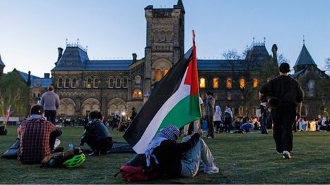 القضاء الكندي يسمح بفض مخيم مؤيد للفلسطينيين بجامعة تورونتو