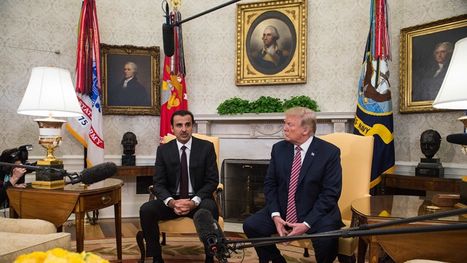 أمير قطر لترامب: يجب تغليب الحلول السياسية والدبلوماسية والحوار بين كل الأطراف