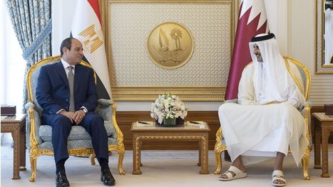 السيسي إلى الدوحة في إطار جولة خليجية.. ملف غزة على ... 1 السيسي إلى الدوحة في إطار جولة خليجية.. ملف غزة على ...