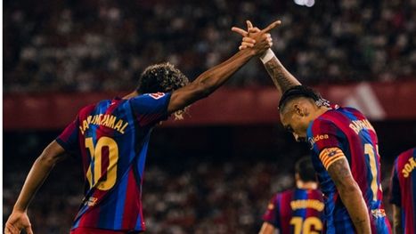 هاتريك جديد لرافينيا يقود برشلونة لمواصلة العروض المبهرة في الليغا