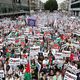 بريطانيا شهدت تظاهرات حاشدة رفضا للعدوان على غزة - تويتر