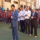 طلاب ومدرسون يؤدون الصلاة جماعة في مدرس الرسالة الخاصة - الفيوم - مصر