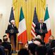 عقد ترامب والرئيس الإيطالي سيرجيو ماتاريلا مؤتمرا صحافيا في البيت الأبيض - جيتي