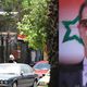 ملصق للحملة الانتخابية يحمل صورة للأسد في دمشق في عام 2014 - جيتي