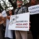 مسيرة سلام للتضامن مع أهالي كشمير في أحمد آباد في الهند - جيتي أ ف ب
