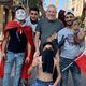 علي جابر مدير ام بي سي مع المتظاهرين اللبنانيين