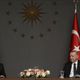 اردوغان و الرئيس الاوكراني فولوديمير زيلينسكي في انقرة الاناضول