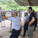 تدريب شرطة بنما على اطلاق نار على فلسطيني بإشراف اسرائيلي تويتر