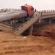 جسر الثمامة في الرياض - بعد انهياره 20-11-2013