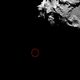 صورة نشرتها وكالة الفضاء الاوروبية في 13 تشرين الثاني/نوفمبر 2014 تظهر موقع الروبوت فايلاي (وسط الدا