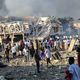 انفجار شاحنة مفخخة خارج فتدوق في العاصمة مقديشو - أ ف ب