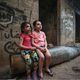 أطفال ناجون من القصف على غزة
