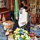 الملك السعودي عبد الله بن عبد العزيز - الرئيس المصري المؤقت عدلي منصور - جدة 7-10-2013