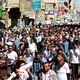اليمن مظاهرة ضد الحوثيين الحوثيون 24/1/2015 ا ف ب