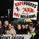مظاهرة ضد اللاجئين في ألمانيا - تتهمهم بالتحرش بالنساء - أ ف ب