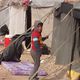 مخيم المبركة - نازحين سوريين عراقيين - مدينة رأس العين - الحسكة سوريا