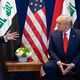 ترامب ورئيس العراق برهم صالح