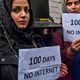 صحافيون كشميريون يحتجون على الحصار الذي تفرضه الحكومة الهندية على الإنترنت - جيتي