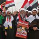 العراق بغداد مظاهرة ل فصائل شيعية ضد الوجود الامريكي جيتي