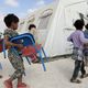 أطفال سوريون في مخيم الزعتري - أ ف ب