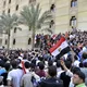 مظاهرات في جامعة مصرية - أ ف ب