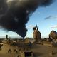 حريق بميناء السدرة النفطي بليبيا ـ أ ف ب