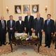السفير السعودي مع رؤاء الوزراء اللبنانين السابقين