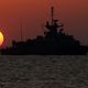 سفينة  البحر  الغروب  الناتو  تركيا- جيتي