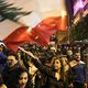 لبنان محتجون يتظاهرون أمام منزل رئيس الحكومة اللبناني المكلف حسان دياب جيتي