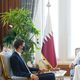 أمير قطر في استقبال كوشنر