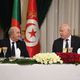 سعيد وتبون يبتسمان  (الرئاسة التونسية)
