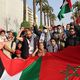 وقفة أمام البرلمان المغربي تضامنا مع غزة.. الأناضول