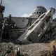قوات الاحتلال تدمير المسجد العمري في غزة- الاناضول
