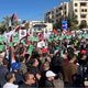 مظاهرة قرب السفارة الأمريكية في عمان- الأناضول