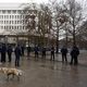 الشرطة تحاصر برلمان القرم بعد سيطرة مسلحين عليه - الأناضول