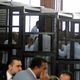 قيادات الاخوان في مصر خلال احدى المحاكمات - قيادات الاخوان خلال جلسة محاكمة - الاناضول  (1)