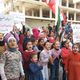 مظاهرة- حي الشيخ مقصود - حلب - تؤيد الاتفاق بين الجبهة الشامية والاتحاد الديمقراطي الكردي - عربي21