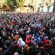 اجتماع للجمعية العمومية لنقابة أطباء مصر بعد اعتداء الشرطة على أطباء - القصر العيني القاهرة - اناضول