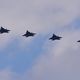 طائرات إف 22 الأمريكية تناور في أجواء كوريا الجنوبية ـ أ ف ب