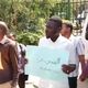 جانب من وقفة متظاهرين سودانيين رفضا للقاء البرهان ونتنياهو- تويتر