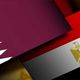 علم مصر و قطر