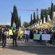 الطلاب العرب بجامعة تل أبيب يرفعون العلم الفلسطيني ويتظاهرون ضد الشرطة الإسرائيلية عرب48
