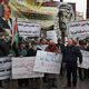 احتجاج على انعقاد المركزي الفلسطيني