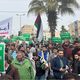 الاردن مظاهرة نصرة لغزة قرب السفارة الامريكية في عمان- الاناضول