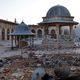 المسجد الأموي في حلب - دمار - تدمير مئذنة