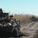 مشاهد لرتل عسكري دمره تنظيم الدولة في الكرمة - يوتيوب