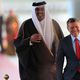 الملك عبد الله أمير قطر الأردن - جيتي
