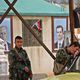 عناصر للنظام السوري على معبر الوافدين مع الغوطة الشرقية- جيتي